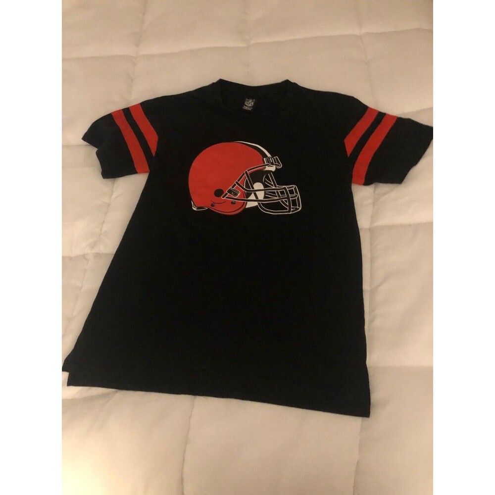 Cleveland Browns NFL Women's Shirt Small Black-Orange '46 Est.